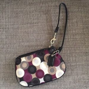 Coach authentic wristlet